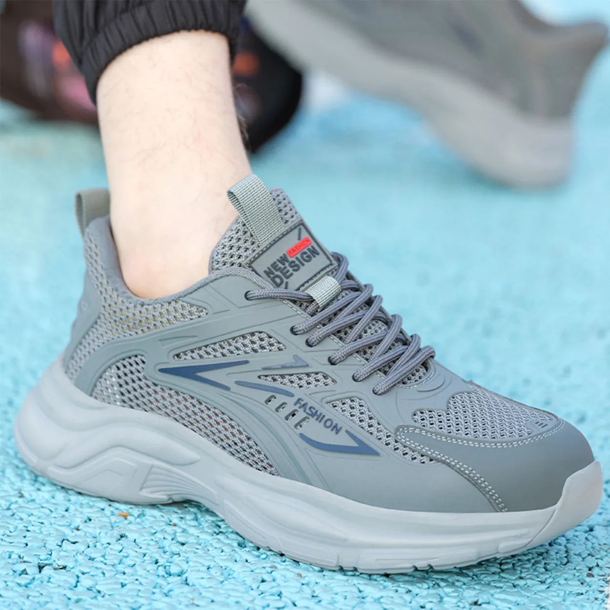 Wildking Mesh Work Shoes – Ultra-Breathable, Lightweight & Slip-Resistant R042