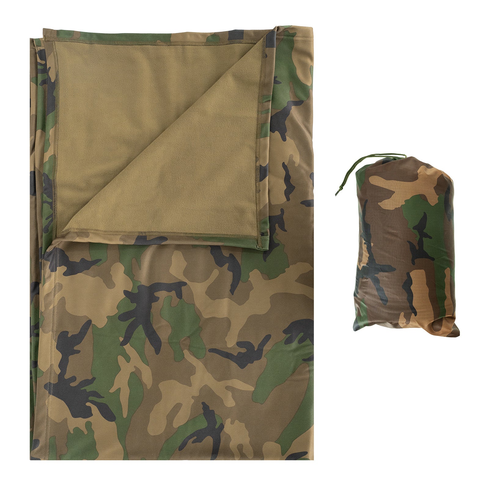 Wildking Outdoor Camouflage Thickened Warm Polar Fleece Camping Hunting Blanket