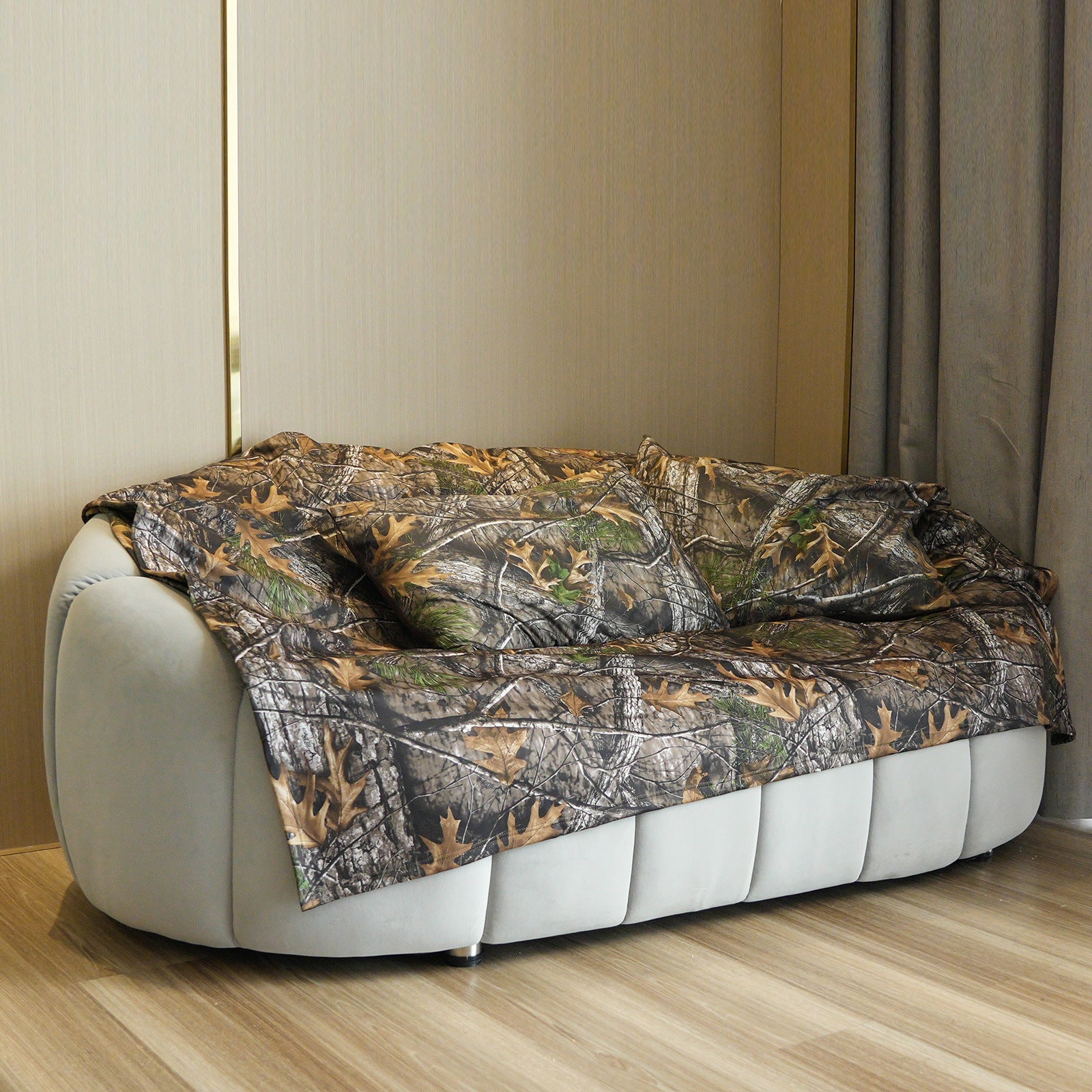 Wildking Outdoor Camouflage Thickened Warm Polar Fleece Camping Hunting Blanket