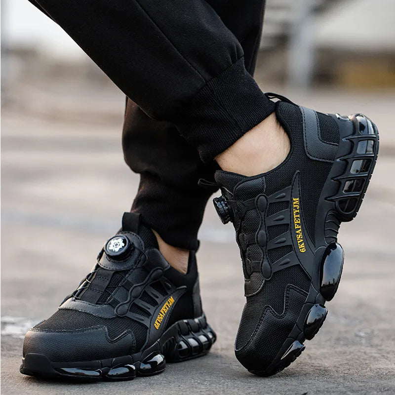 Wildking R045 Athletic Safety Shoes – Dial Fit System, Air Cushion Sole, Composite Toe