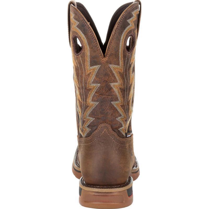 Wildking Square Toe Embroidered Low Heel Motorcycle Boots Cowboy Boots 4012