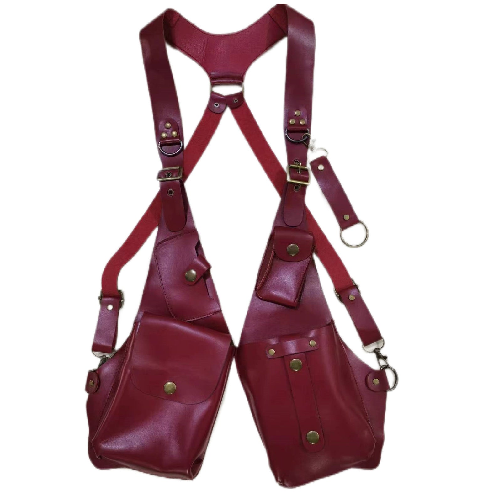 Wildking Steampunk Retro Straps Underarm Shoulder Bag