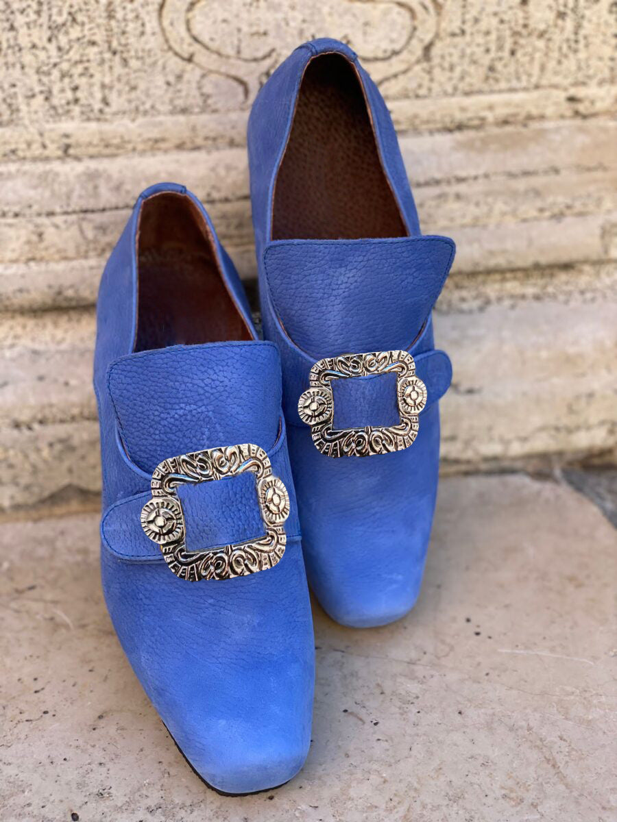 Wildking Vintage 18th Century Medieval Renaissance Halloween Shoes B2006