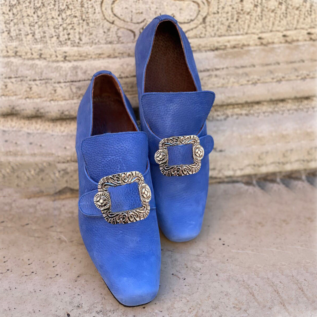 Wildking Vintage 18th Century Medieval Renaissance Halloween Shoes B2006