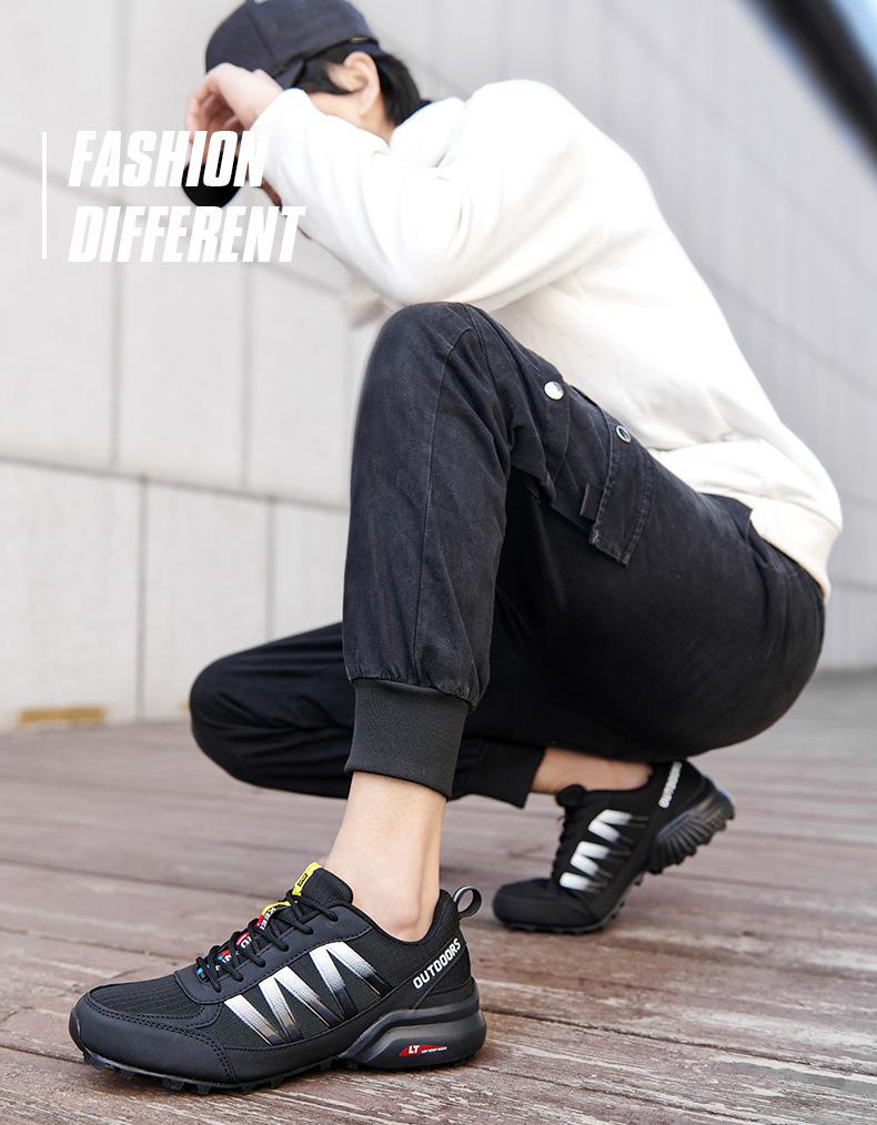 Wildking Men's Waterproof Low Top Hiking Shoes 9.5