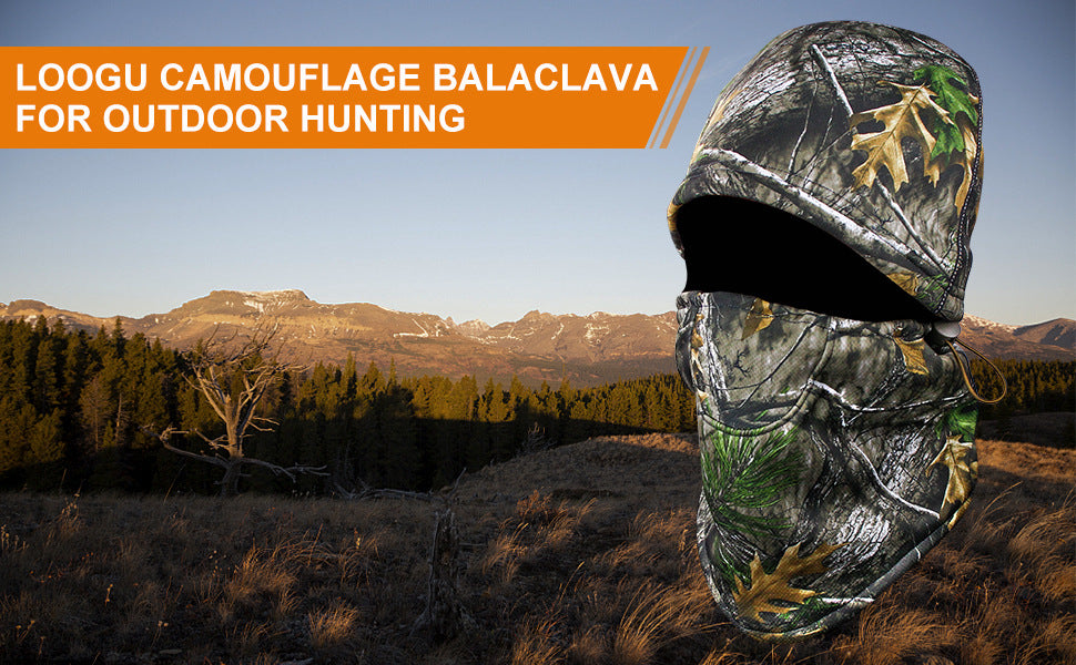 Wildking Hunting Bionic Camouflage Windproof Warm Hood