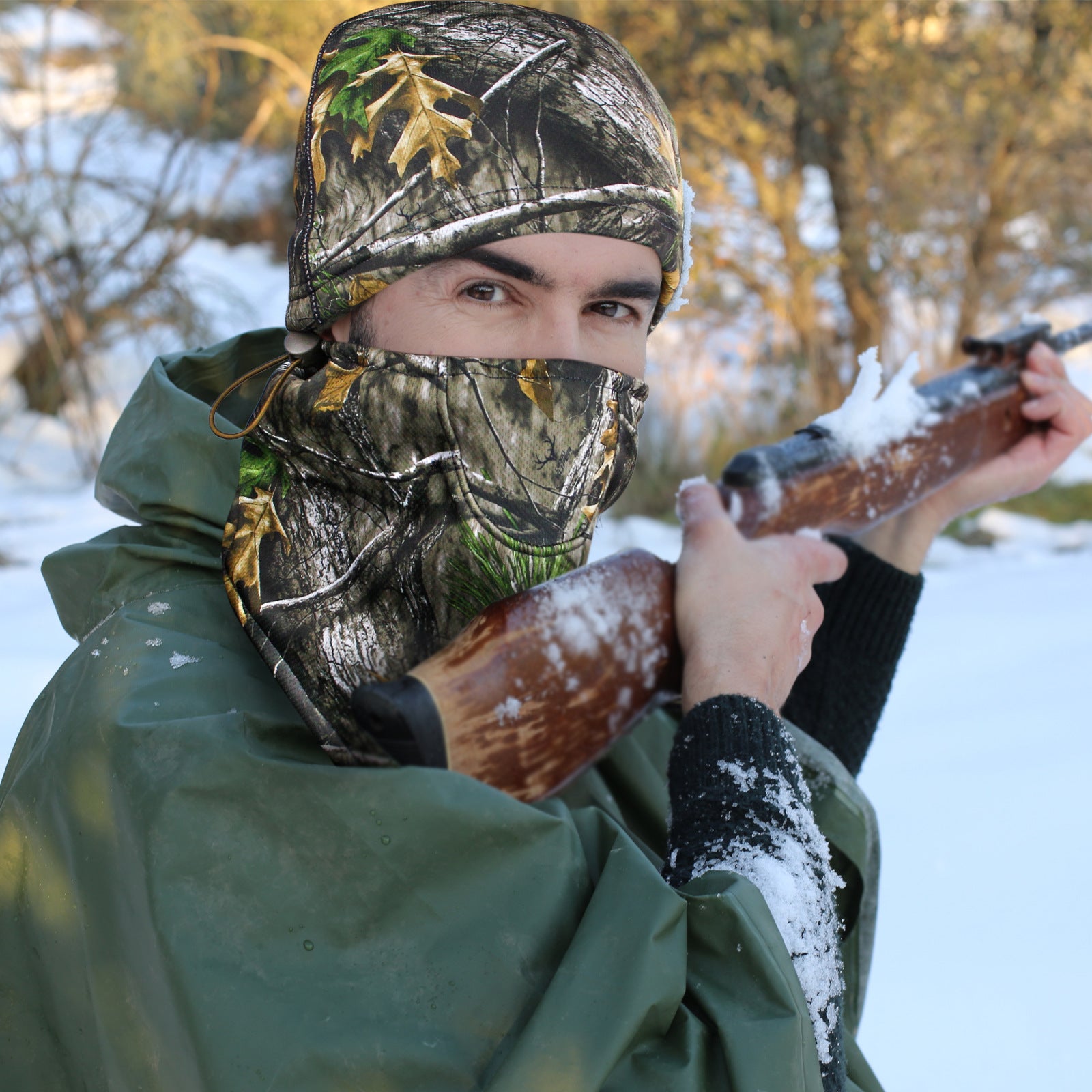 Wildking Hunting Bionic Camouflage Windproof Warm Hood