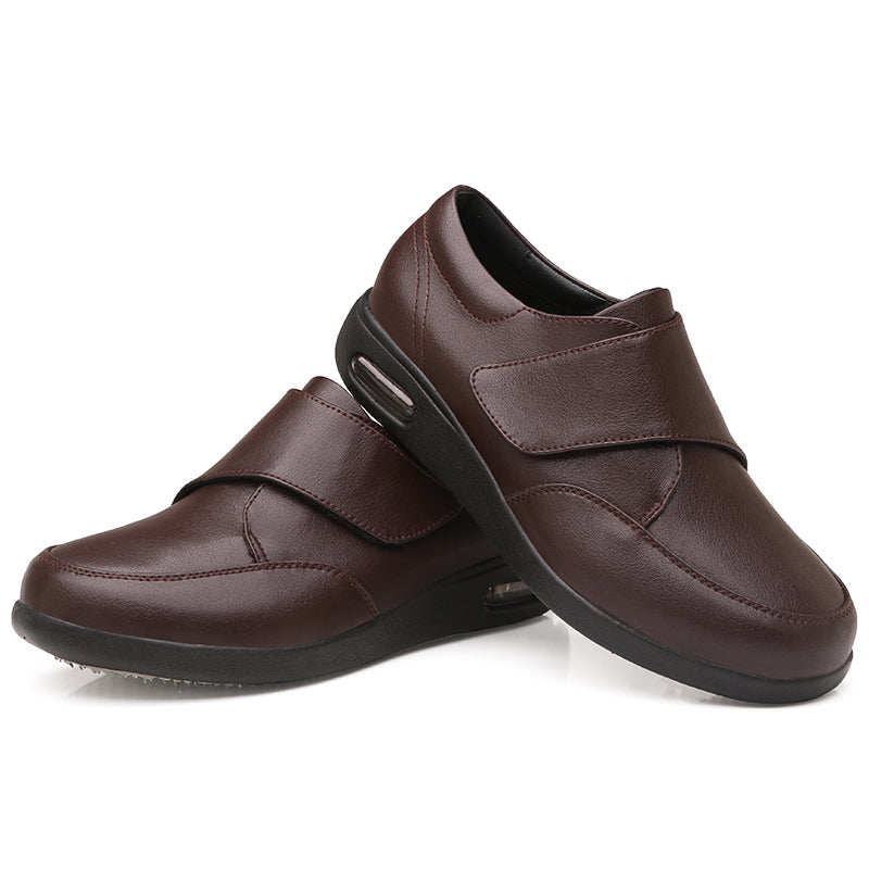 Wildking Men’s Comfortable Air-Cushioned Adjustable Walking Shoes D013