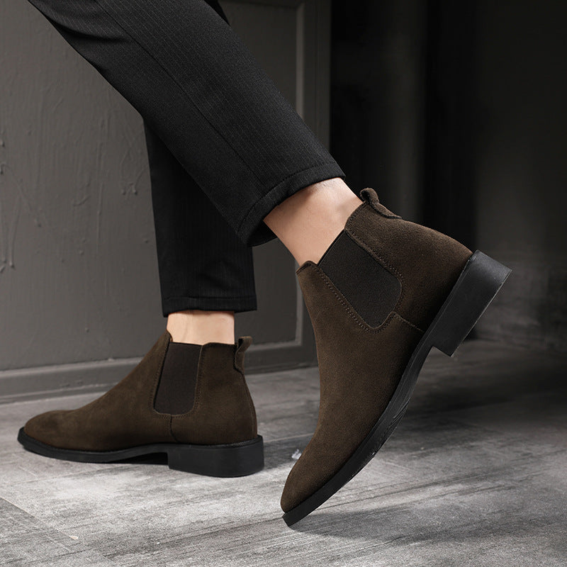 Wildking Men's Genuine Leather Autumn and Winter Chelsea Boots 2.0