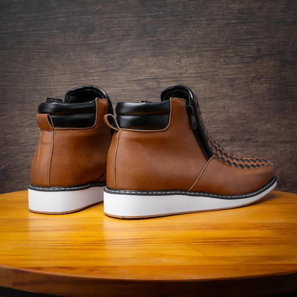 Wildking Men's Handmade Side Zip Western Cowboy Boots 1086