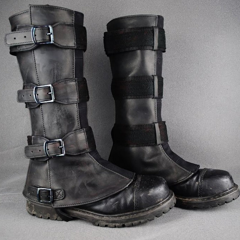 Wildking Men's Retro Medieval Renaissance Motorcycle Leggings T003