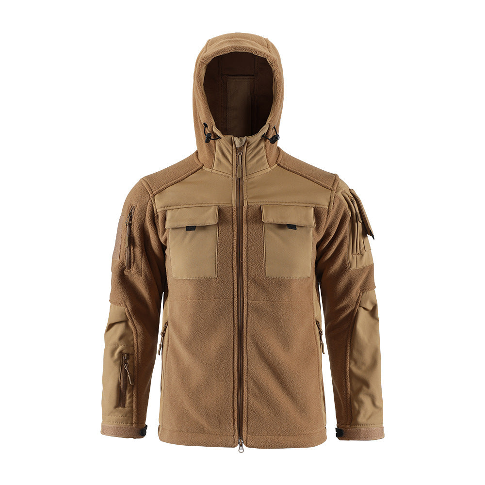 Wildking Men's Thermal Storage Warm Fleece Breathable Jacket